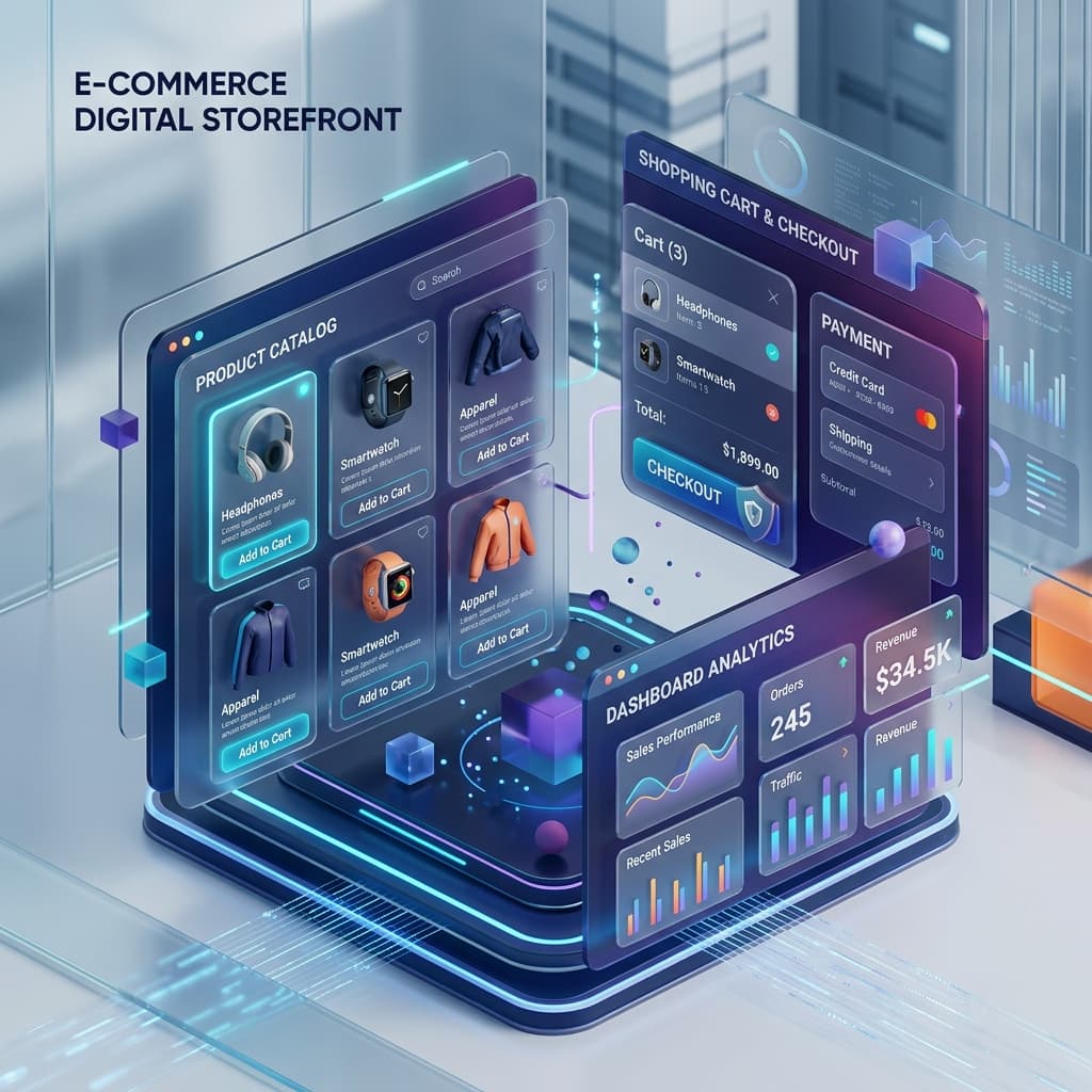 E-commerce Storefront Mockups