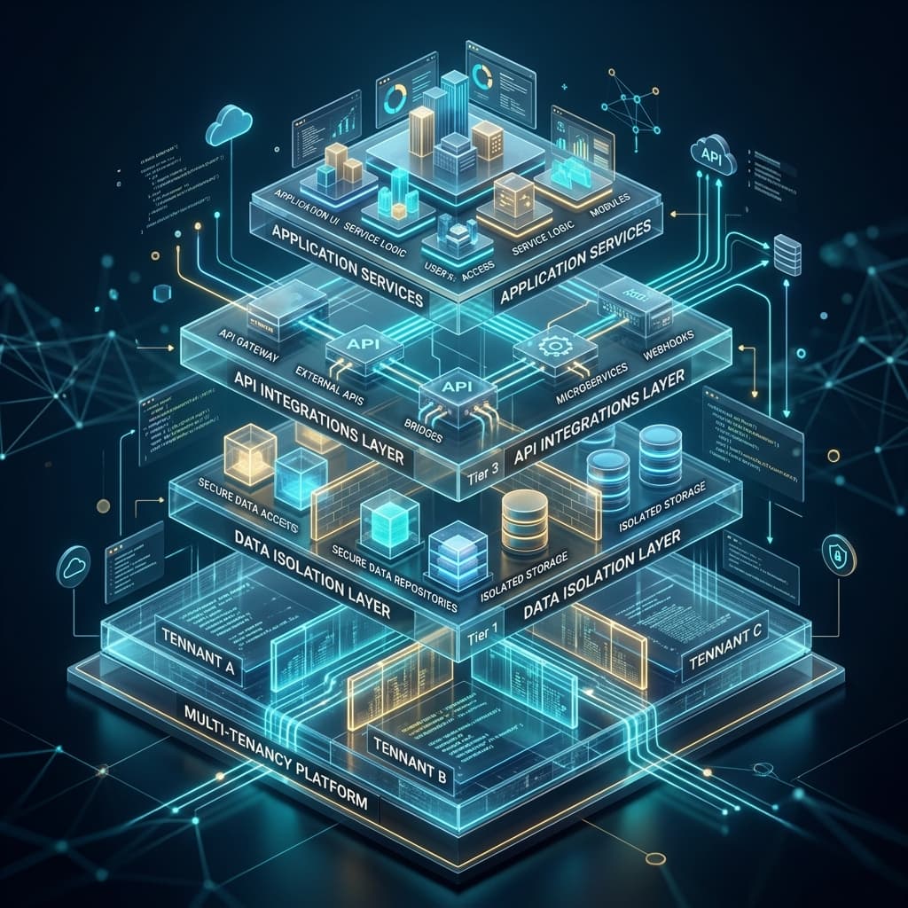 SaaS Platform Architecture Layers