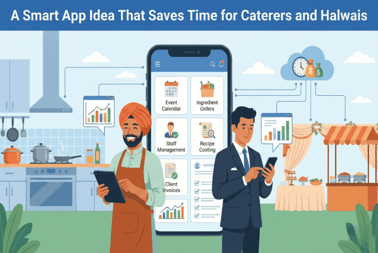 A Smart App Idea That Saves Time for Caterers and Halwais